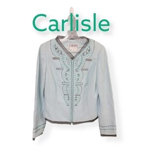 Carlisle‎ Mint Green Dress Blazer Size 6